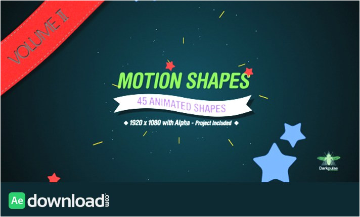 10 motion shapes free after effects templates