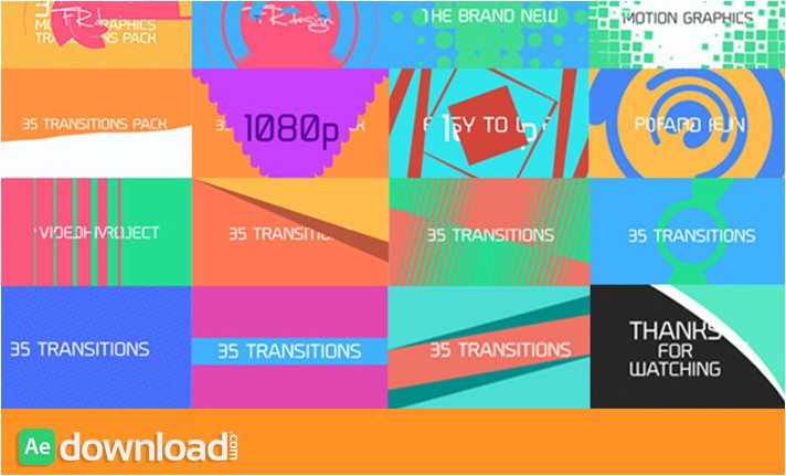 35 cool motion graphics transitions videohive