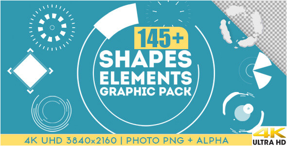 shapes elements graphic pack motion graphic videohive
