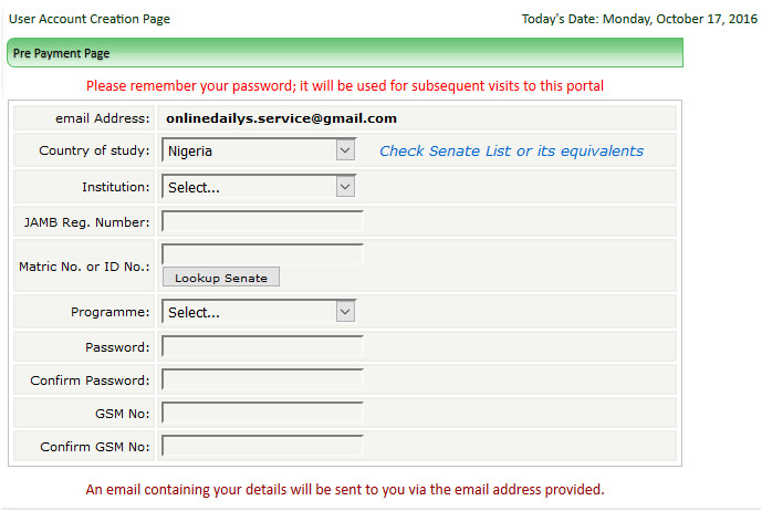 full guide for nysc online registration and call up letter print out exclusion letter