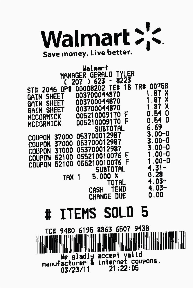 walmart receipt template helpful walmart receipt item number search savings catcher