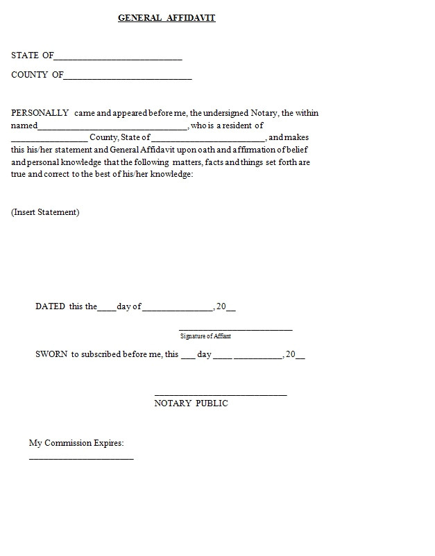 notary template