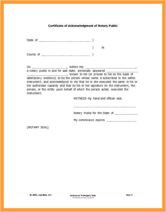 7 8 notary public sample form
