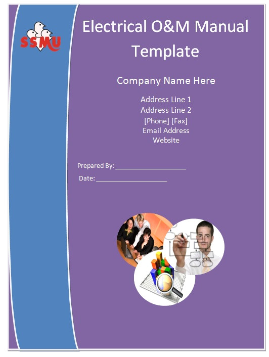 O and M Manual Template Electrical O M Manual Template Guide Help Steps