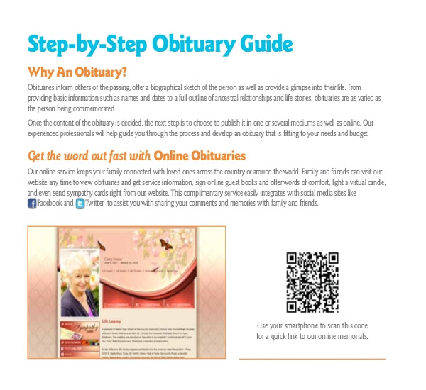 Obituary Guide Template 11 Obituary Writing Template Free Sample Example
