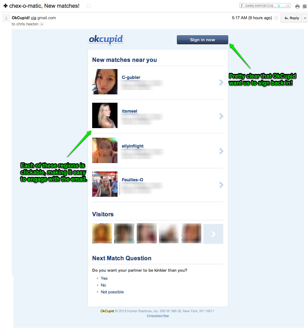 okcupid profile template