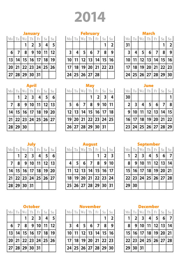 Online Calendar Template 2014 Free Calendar Template 2014 Sadamatsu Hp