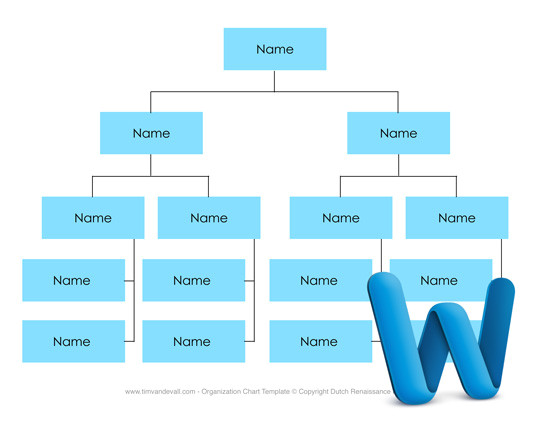 Organizational Charts Templates for Word Free Business organizational Chart Templates for Word and