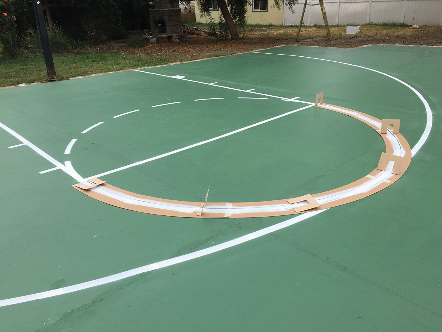 basketball court ideas stencils layouts dimensions