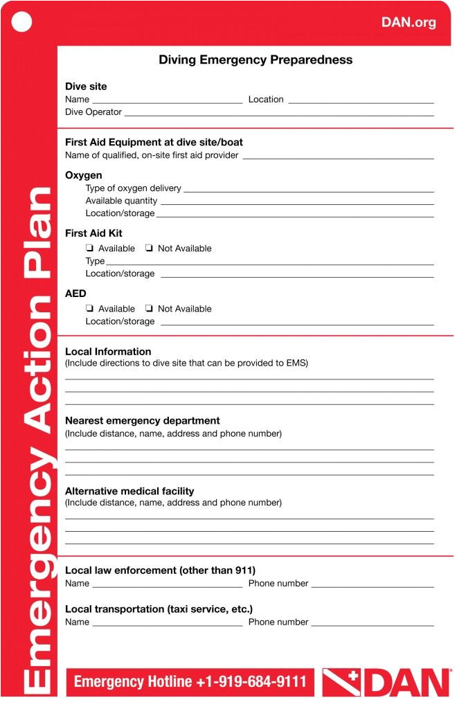 Padi Emergency Action Plan Template Image Result for Emergency Action Plan for Scuba Diving