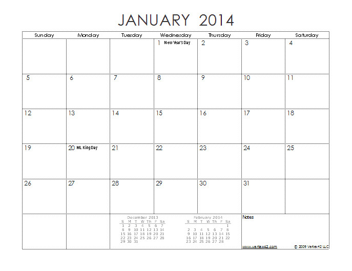 post 12 month calendar 2014 printable 76658