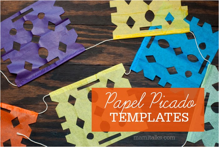 Papel Picado Template for Kids Mami Talks Papel Picado Templates