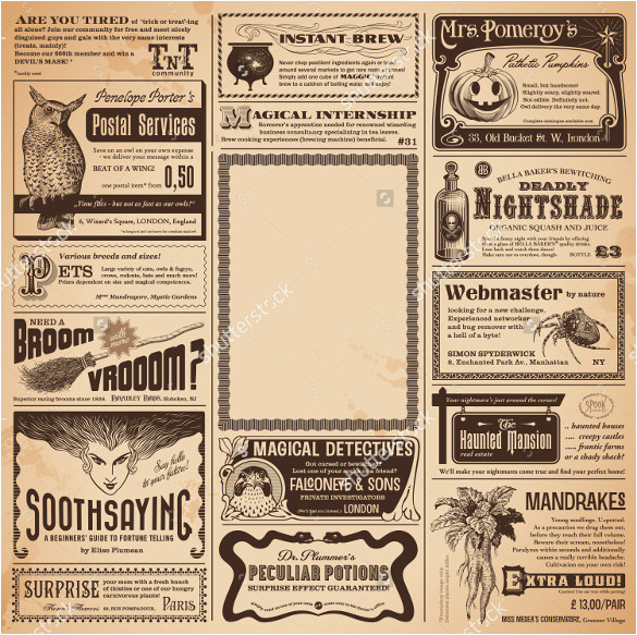 Paper Advertisement Templates 15 Newspaper Ad Templates Free Sample Example format