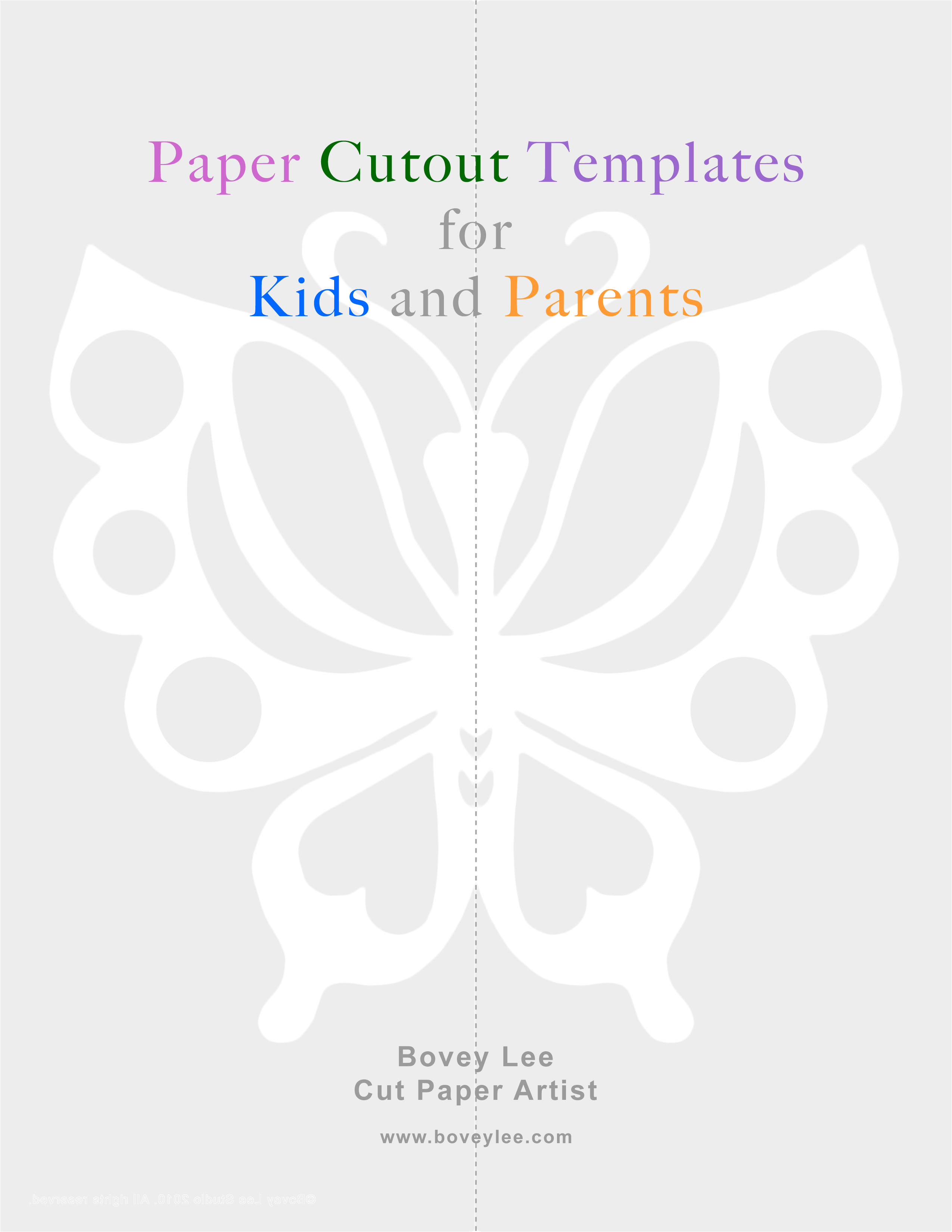 free paper cutout templates for kids and parents