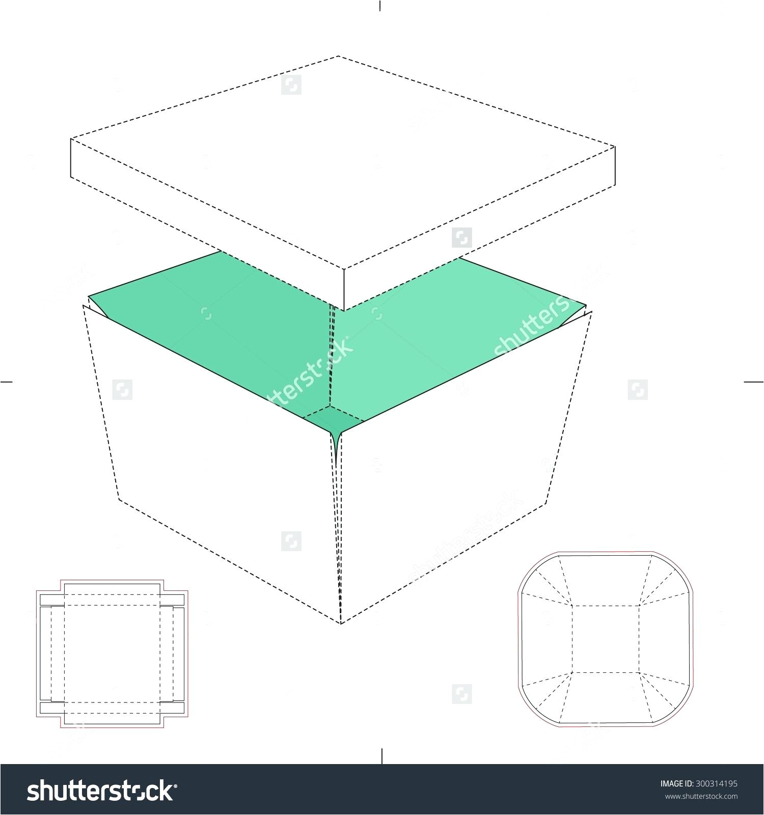 paper food tray template