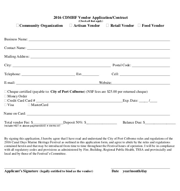 vendor application form template learn the truth about vendor application form template in the next 11 seconds
