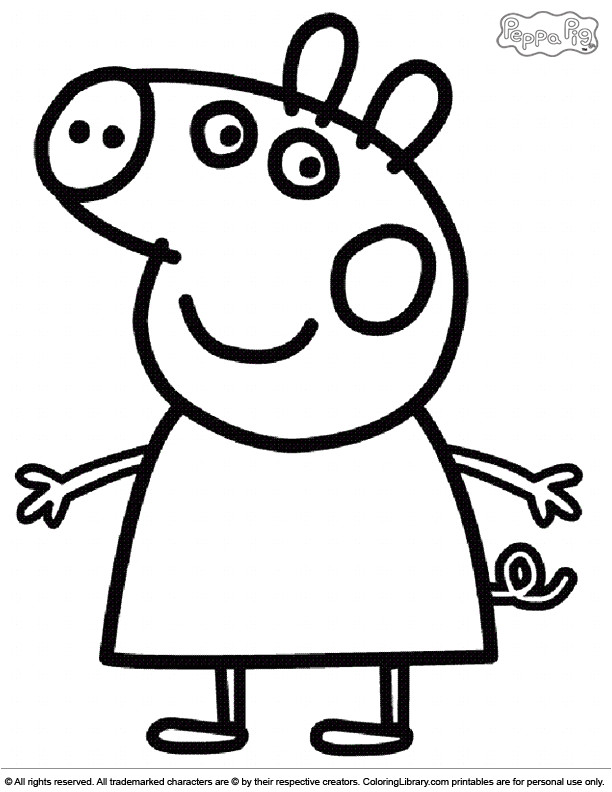peppa pig coloring pages