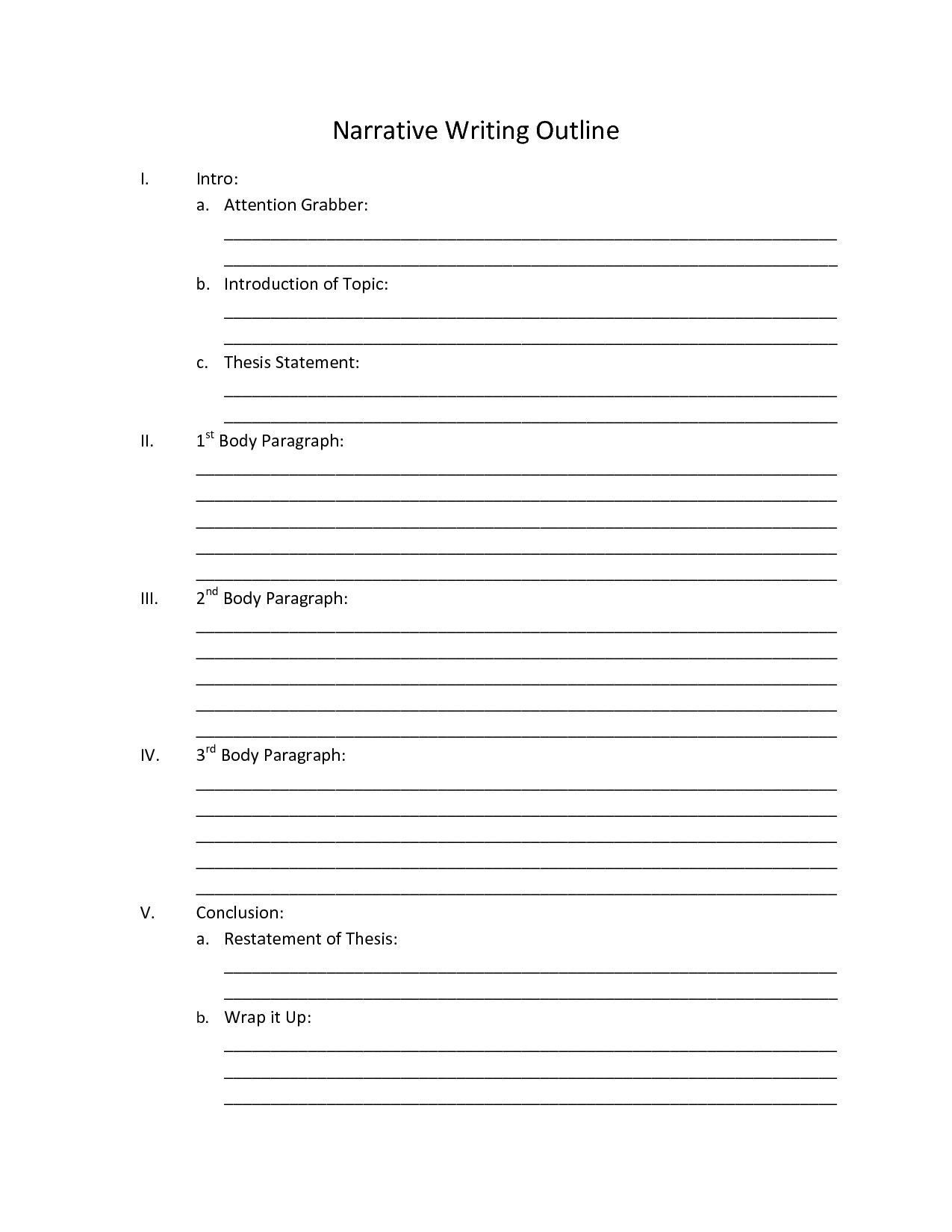 post narrative writing paper template 608261