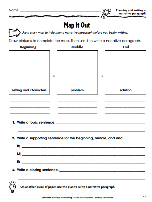 graphic organizers personal narratives