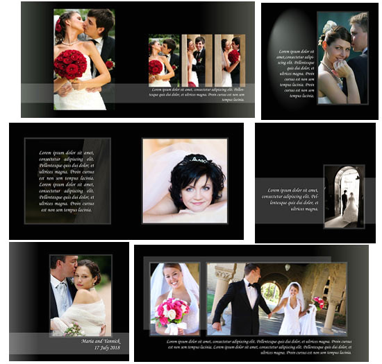 Photoshop Templates for Wedding Albums 107 Psd Wedding Templates