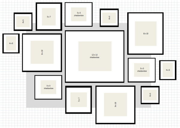 Picture Wall Template Ikea Ikea Frame Layout Ideas Native Home Garden Design