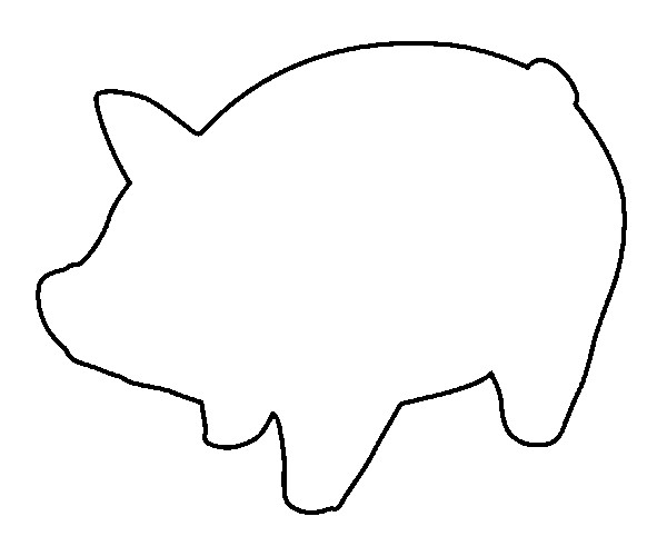 Pig Template for Preschoolers Preschool In A Nutshell
