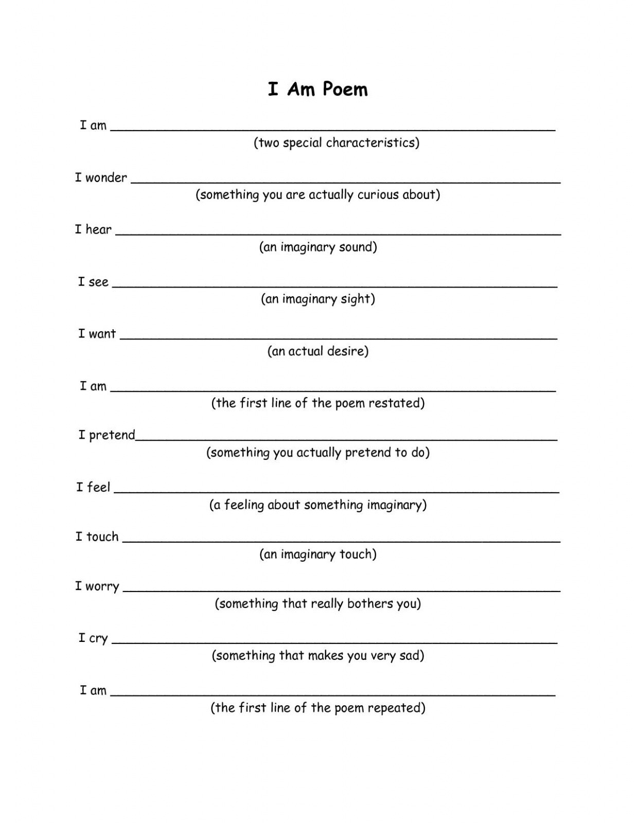 poetry chapbook template
