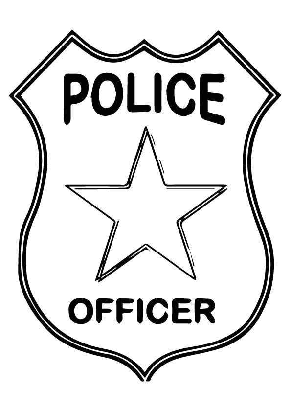 Police Badge Template for Preschool 17 Best Ideas About Police Crafts On Pinterest Community