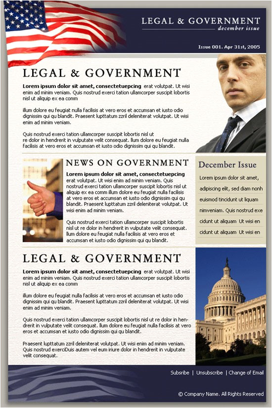 Political Newsletter Template Political Newsletter Template Best Business Template