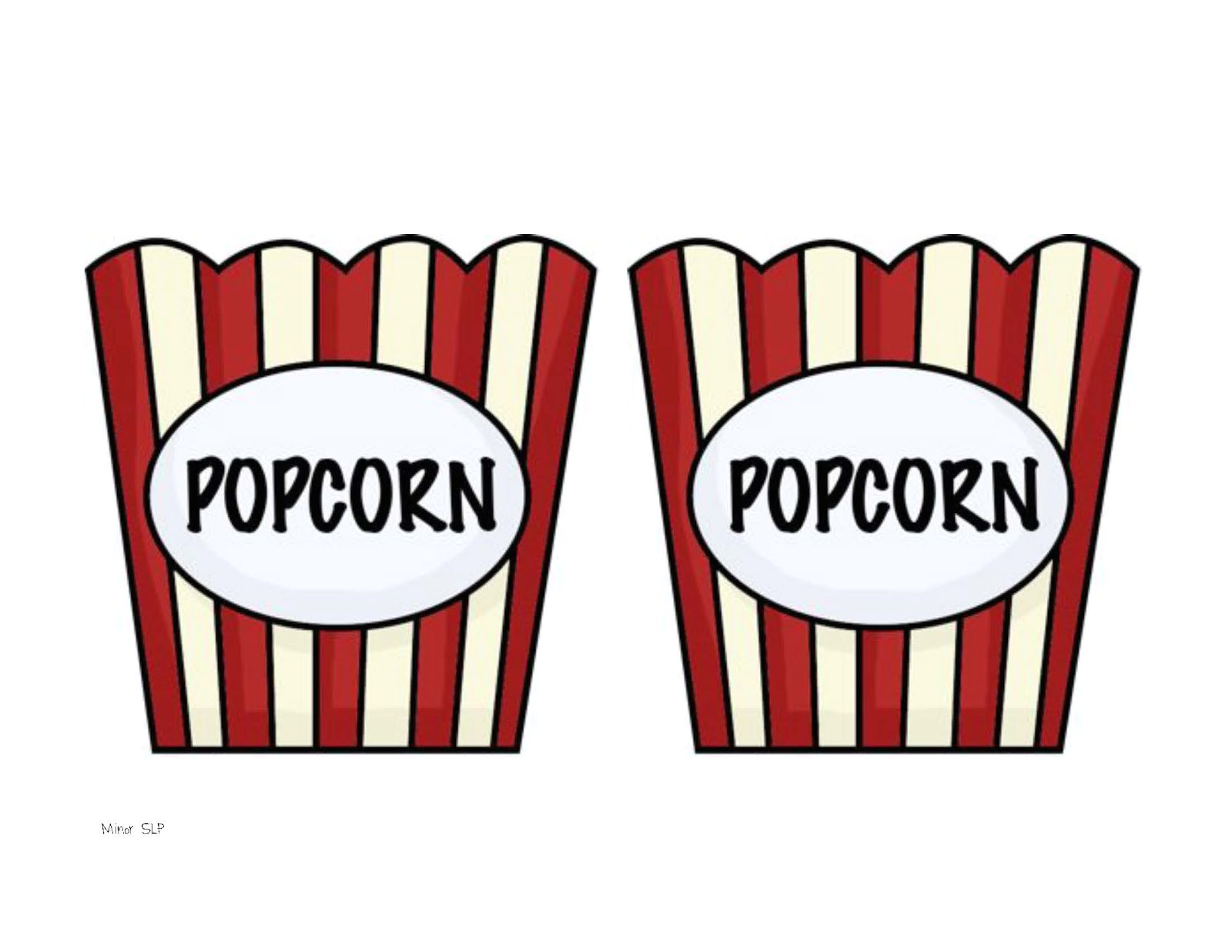Popcorn Container Template the Speech Ladies Tangled Tuseday