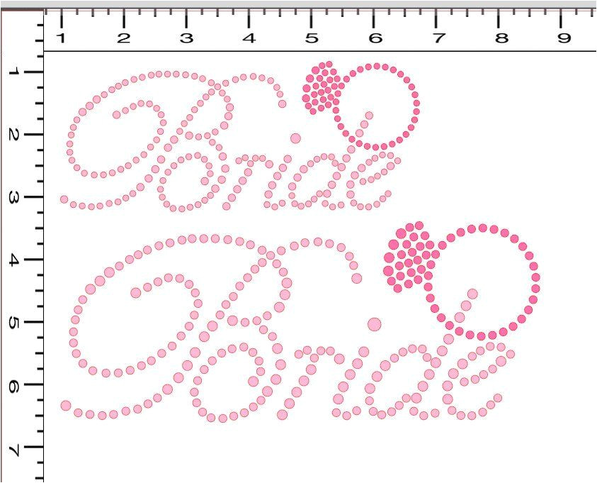 Pre Cut Sticky Flock Templates Diy Pre Cut Sticky Flock Hotfix Rhinestone Transfer