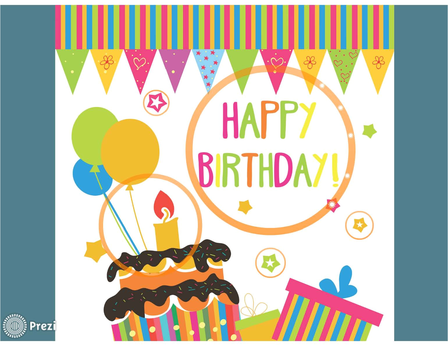 Prezi Birthday Template Happy Birthday 4 Prezi Premium Templates