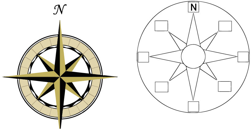 compass rose template