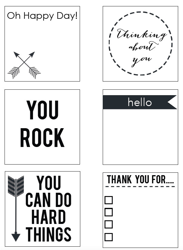 printable post notes