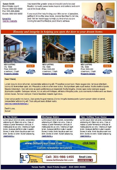 real estate newsletter templates
