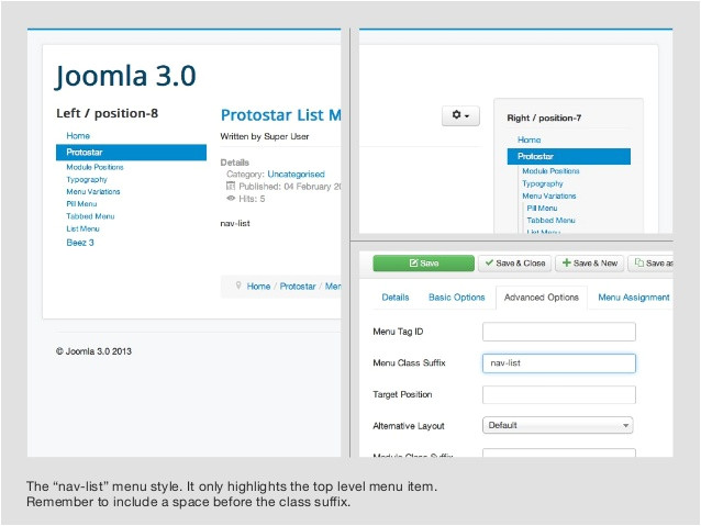 a guide for joomla 3s protostar template 16368991