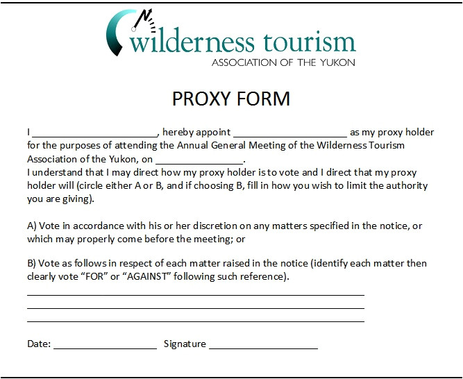 proxy form
