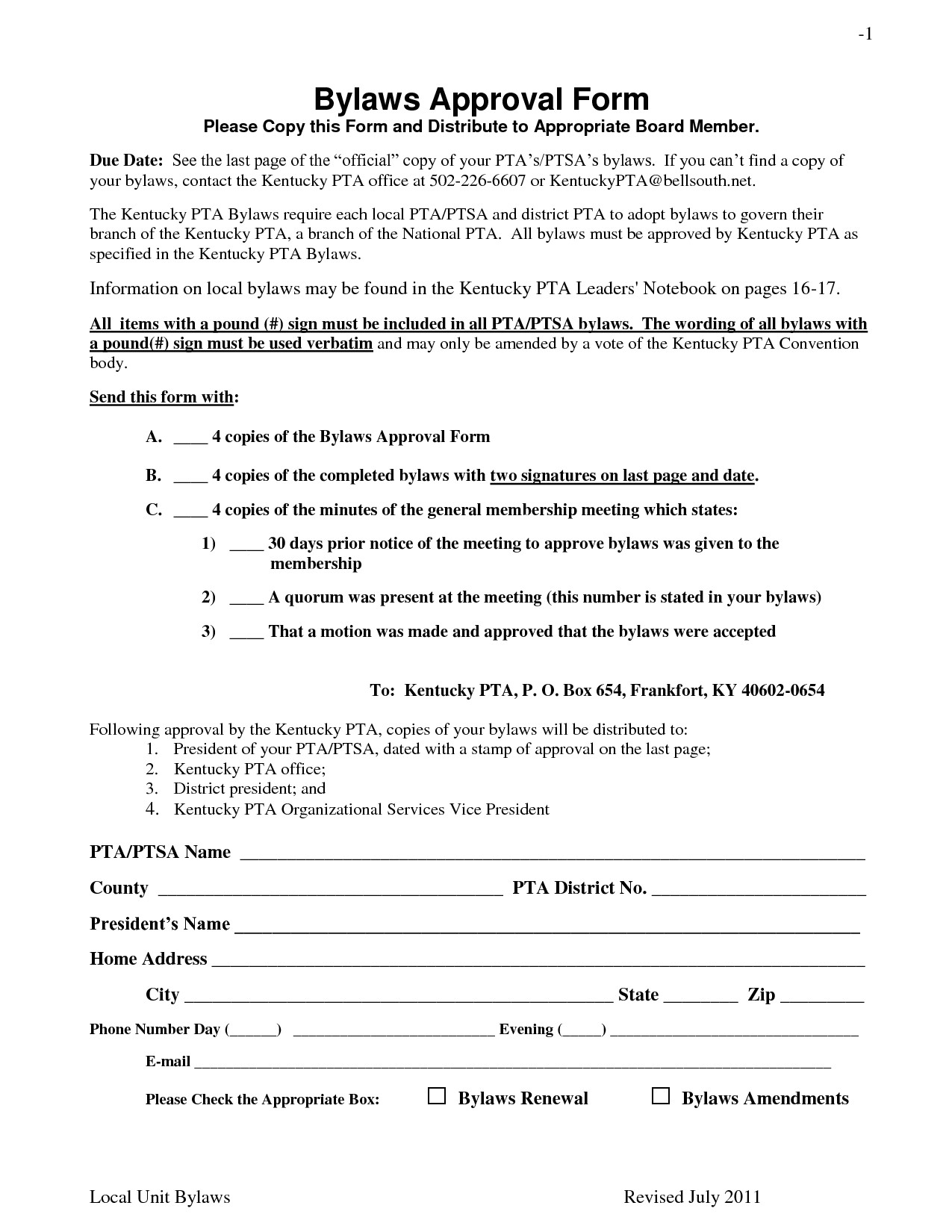 Pta bylaws Template Best Photos Of Pta bylaws Template Pta Membership form