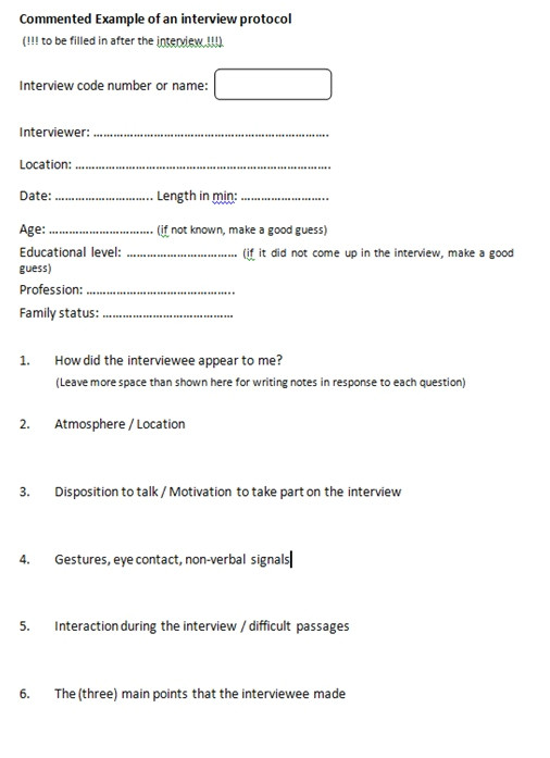 Qualitative Research Interview Protocol Template 1 Qualitative Research Interview Protocol Template Qualitative Data Collection Methods In Research