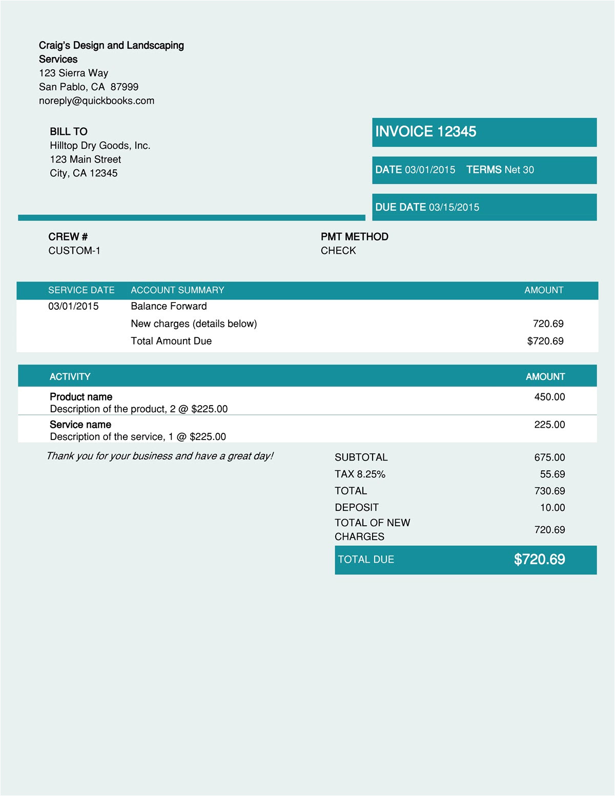 customize sales receipts quickbooks online