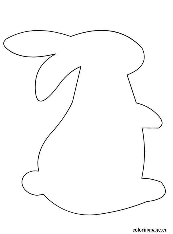 post free printable easter bunny stencil 284721