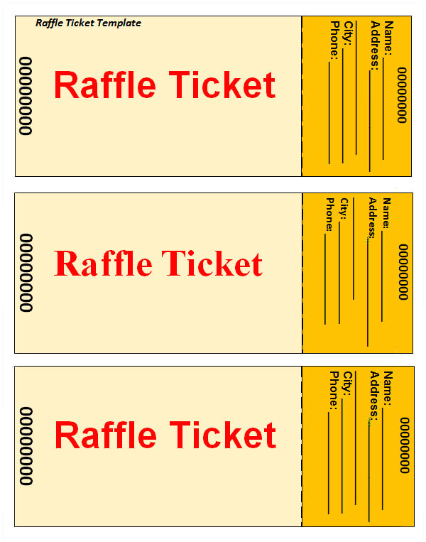 Raffel Ticket Template 23 Raffle Ticket Templates Pdf Psd Word Indesign