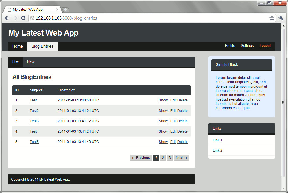 Rails App Template 1 Rails App Template Rails App Template Images Template Design Ideas