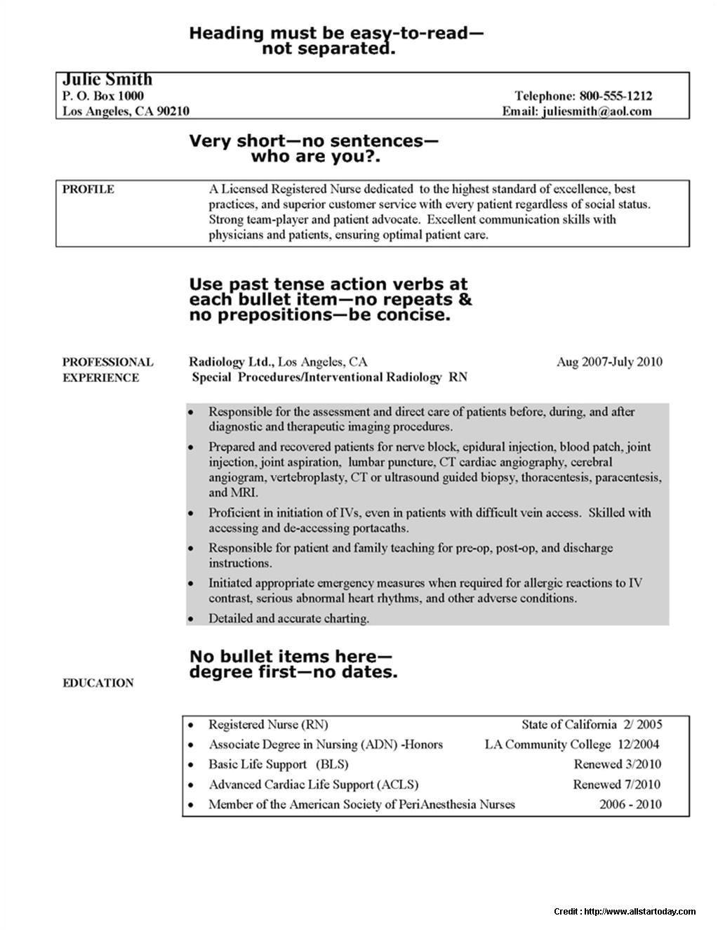 registered nurse resume sample australia