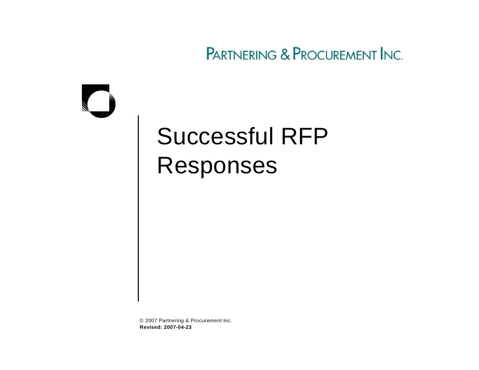 successful rfp responses