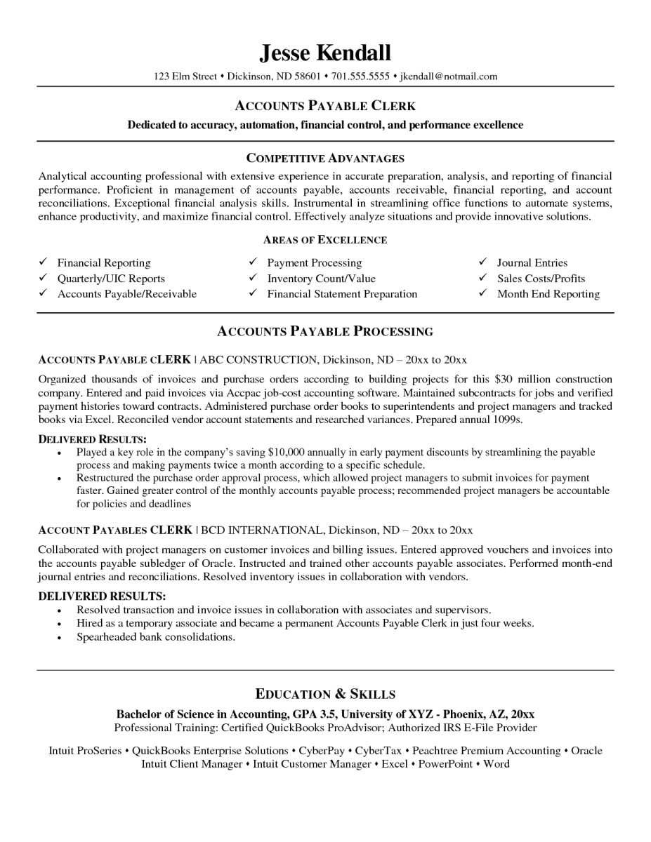 8 entry level accounting jobs resume