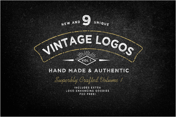 25 beautiful vintage logo templates