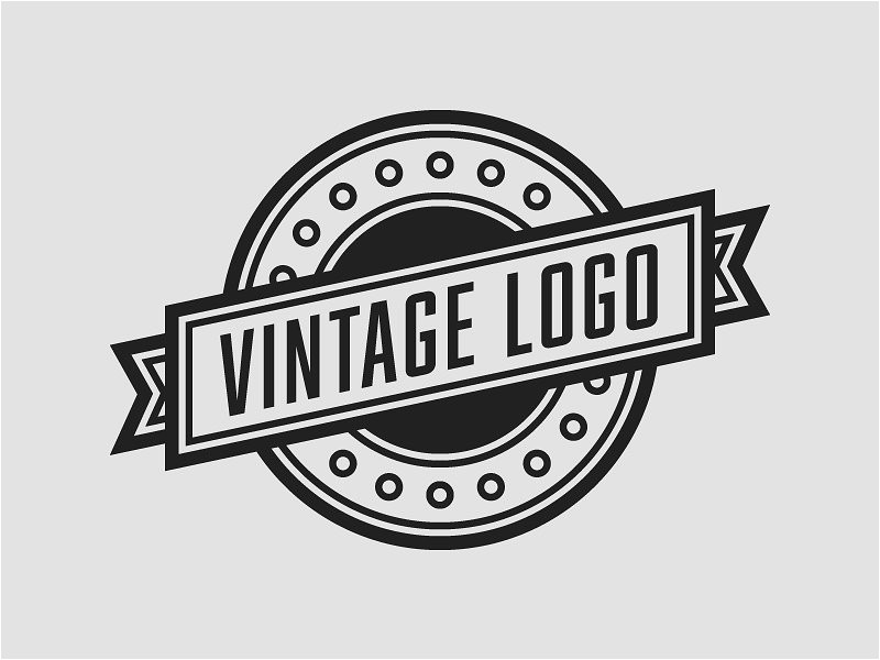 764108 the vintage logo template psd