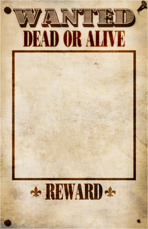 stock images wanted poster blank reward image25094054