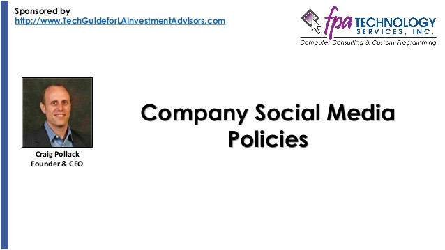 ria social media policy